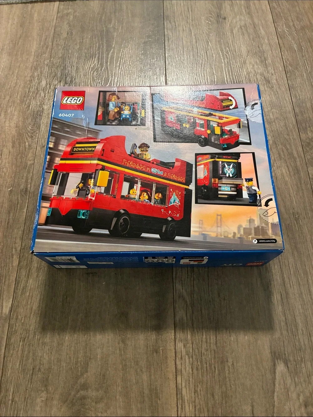 LEGO City Red Double-Decker Bus Building Set